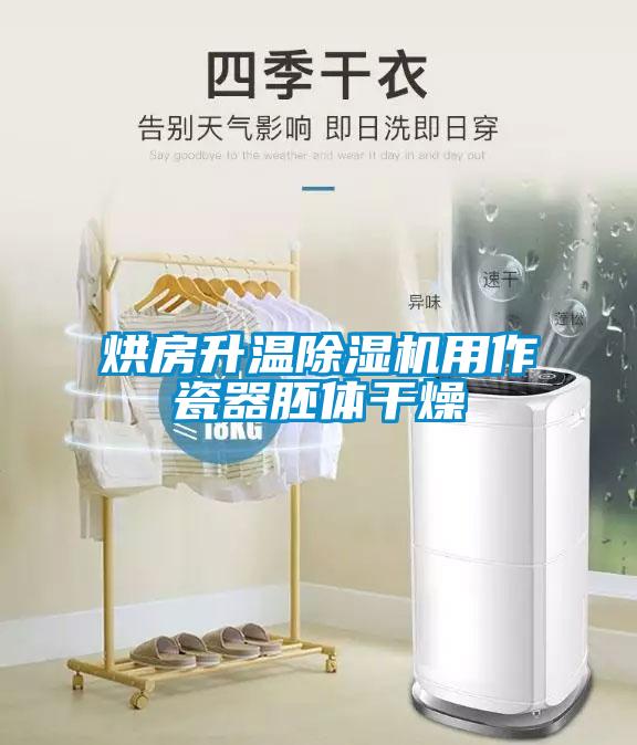 烘房升温除湿机用作瓷器胚体干燥