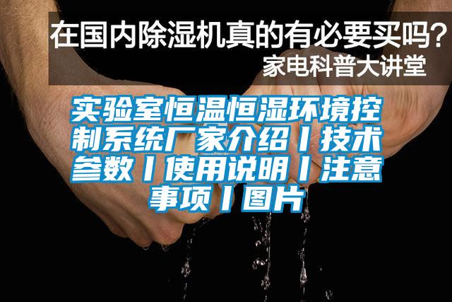 实验室恒温恒湿环境控制系统厂家介绍丨技术参数丨使用说明丨注意事项丨图片