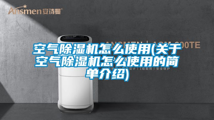 空气除湿机怎么使用(关于空气除湿机怎么使用的简单介绍)