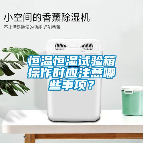 恒温恒湿试验箱操作时应注意哪些事项？