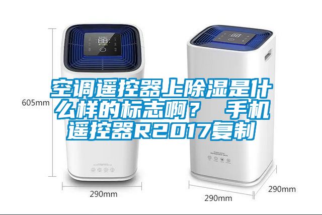 空调遥控器上除湿是什么样的标志啊？ 手机遥控器R2017复制