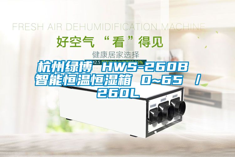 杭州绿博 HWS-260B 智能恒温恒湿箱 0~65℃／260L