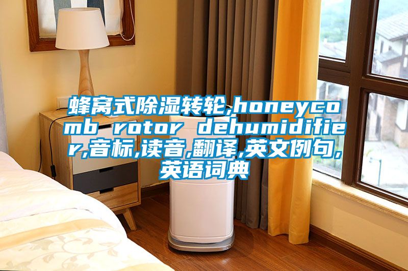 蜂窝式除湿转轮,honeycomb rotor dehumidifier,音标,读音,翻译,英文例句,英语词典