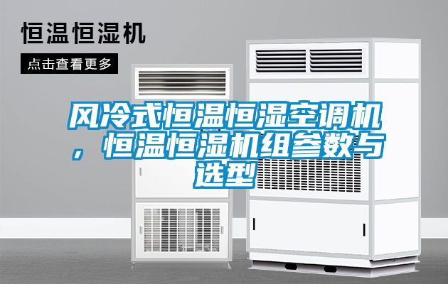 风冷式恒温恒湿空调机，恒温恒湿机组参数与选型