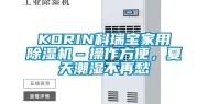 KORIN科瑞宝家用除湿机–操作方便，夏天潮湿不再愁