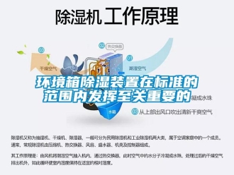 行业新闻环境箱除湿装置在标准的范围内发挥至关重要的