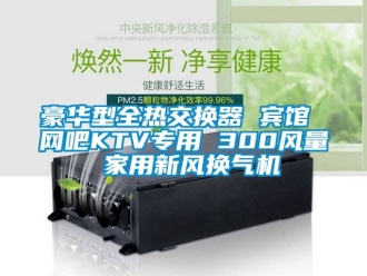 企业新闻豪华型全热交换器 宾馆 网吧KTV专用 300风量 家用新风换气机