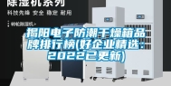 揭阳电子防潮干燥箱品牌排行榜(好企业精选：2022已更新)