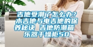 吉他受潮了怎么办？木吉他与电吉他的保养秘诀 吉他防潮箱 乐器干燥柜50