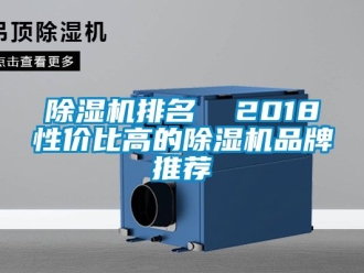 企业新闻除湿机排名  2018性价比高的除湿机品牌推荐