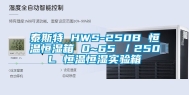 泰斯特 HWS-250B 恒温恒湿箱 0~65℃／250L 恒温恒湿实验箱